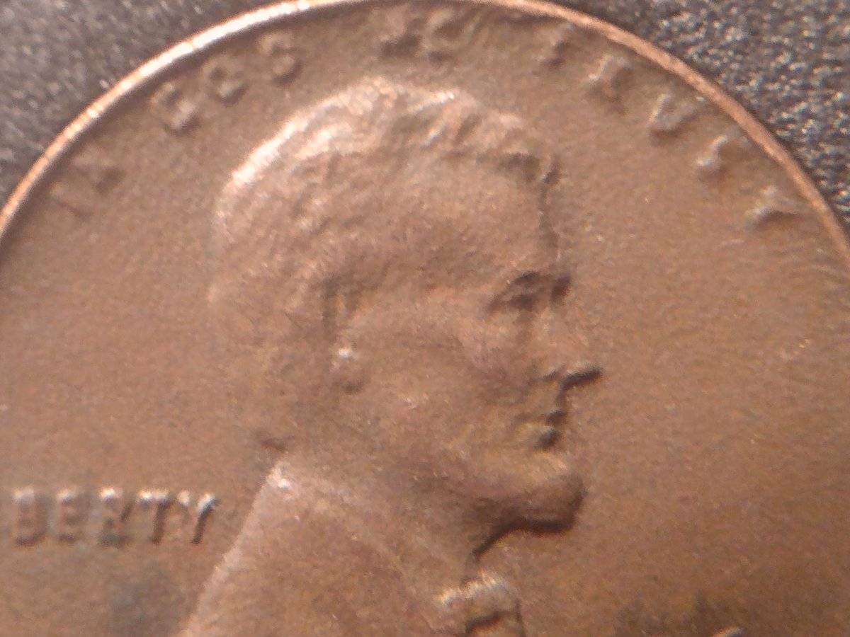Weird-Looking-1965-Pennies-Possible-Struck-Through